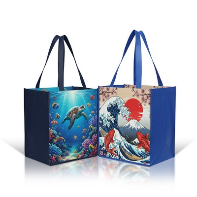 Laminated Non Woven Tote Bag (13" X 13" X 5" )